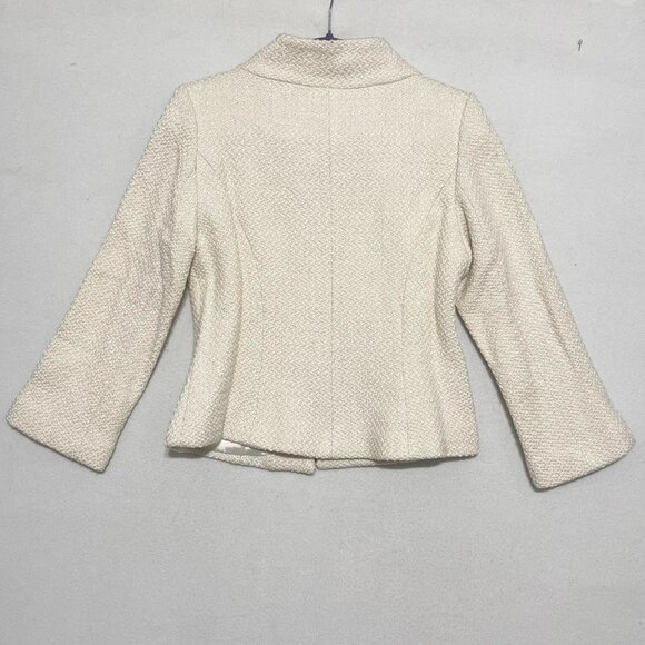 Vintage retro bohemian wool blend elegant blazer jacket - Picture 3 of 7